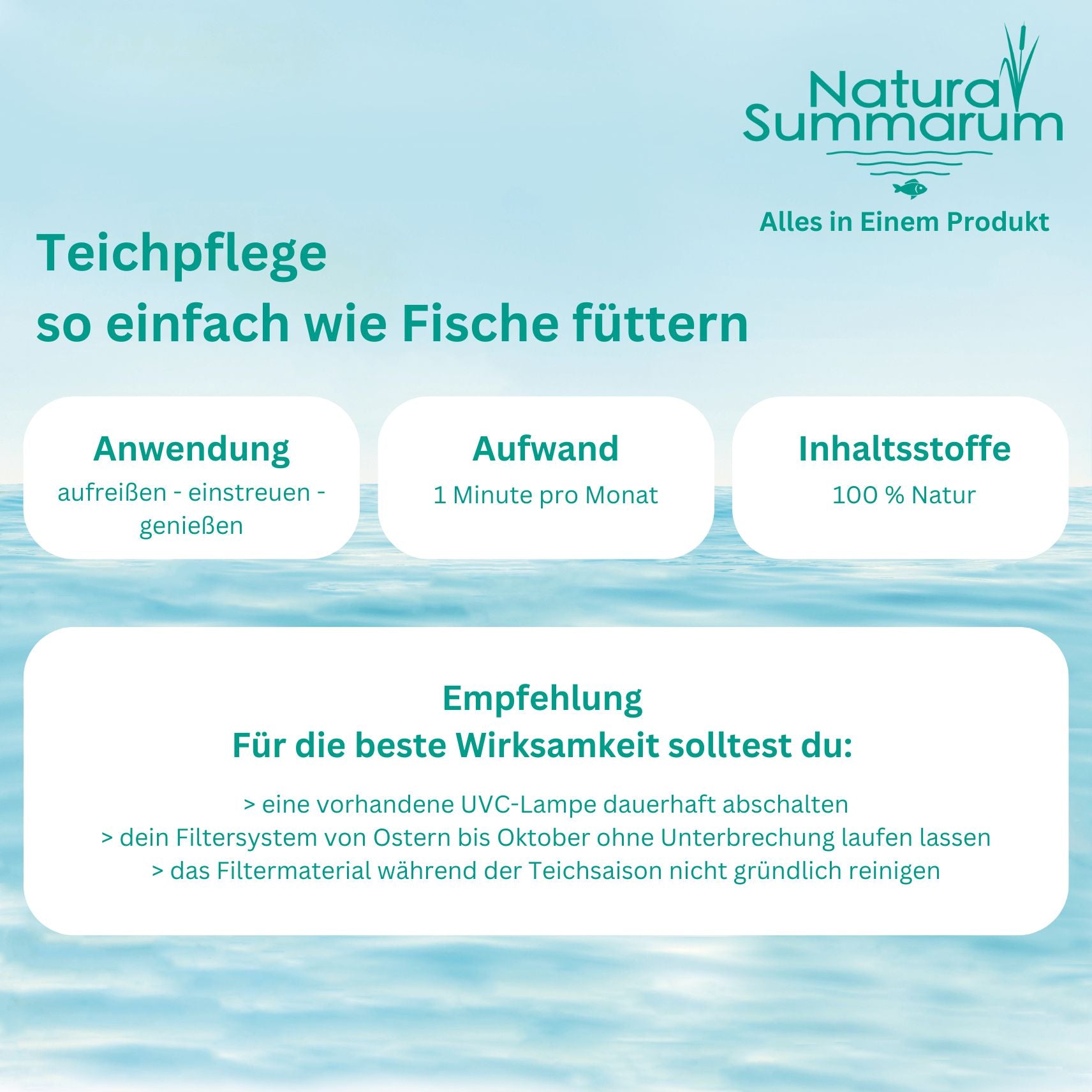 Natura Summarum - Natura Summarum GmbH - Alles-In-Einem-Teichpflege